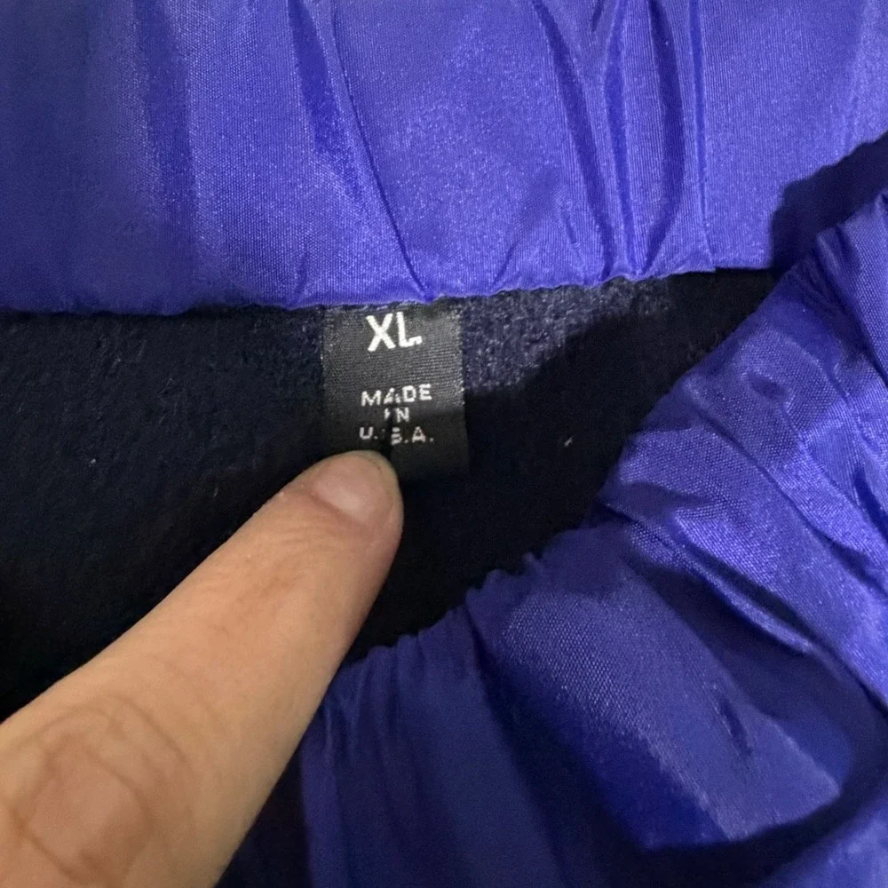 Vintage‎ 90's Patagonia Men's Side Zip Fleece Lined Pants USA 42181 Purple XL